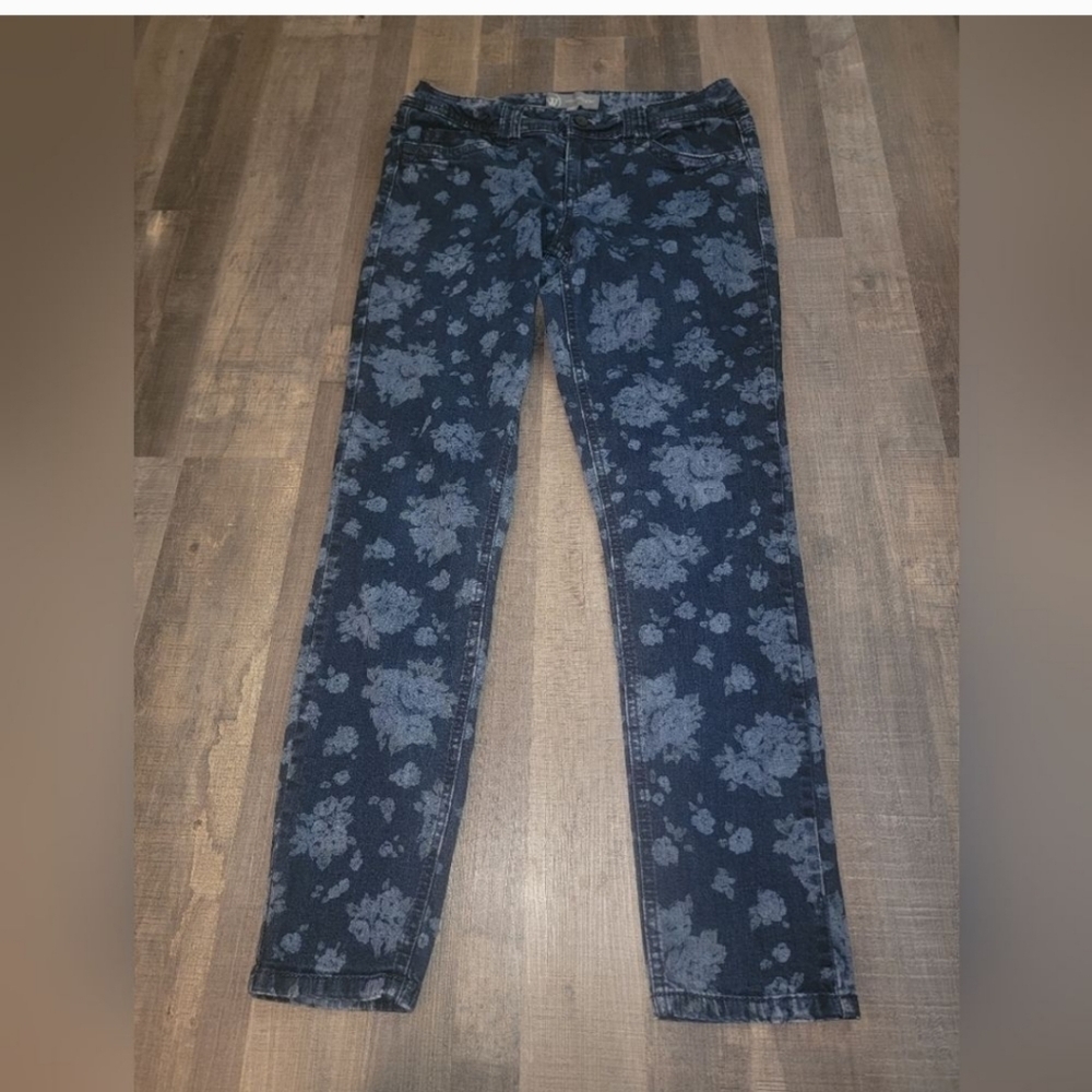 WIT & wisdom floral jeans size 8